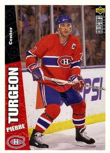 #133 Pierre Turgeon - Montreal Canadiens - 1996-97 Collector's Choice Hockey