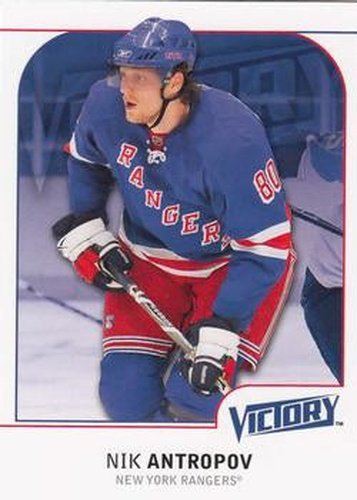 #134 Nik Antropov - New York Rangers - 2009-10 Upper Deck Victory Hockey