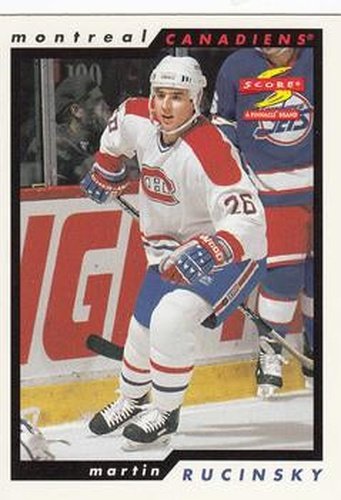 #134 Martin Rucinsky - Montreal Canadiens - 1996-97 Score Hockey