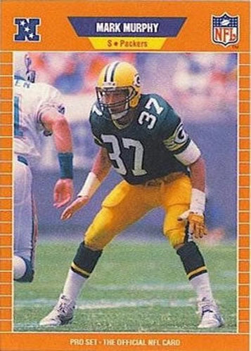 #134 Mark Murphy - Green Bay Packers - 1989 Pro Set Football