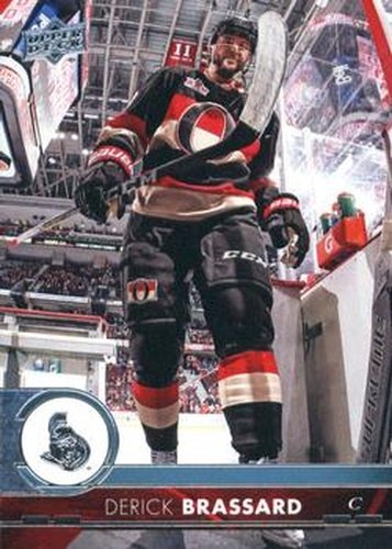 #134 Derick Brassard - Ottawa Senators - 2017-18 Upper Deck Hockey