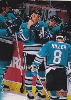#134 Jeff Friesen - San Jose Sharks - 1995-96 Upper Deck Hockey