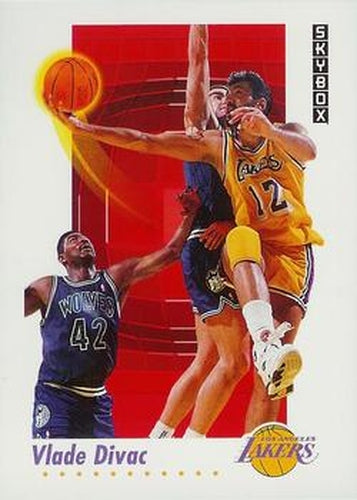 #134 Vlade Divac - Los Angeles Lakers - 1991-92 SkyBox Basketball