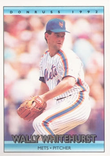 #134 Wally Whitehurst - New York Mets - 1992 Donruss Baseball