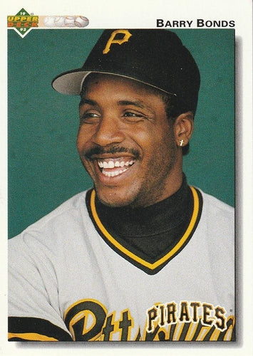 #134 Barry Bonds - Pittsburgh Pirates - 1992 Upper Deck Baseball