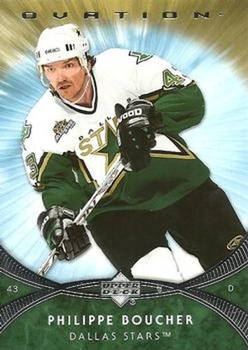 #134 Philippe Boucher - Philippe Boucher - 2007-08 Upper Deck Ovation Hockey