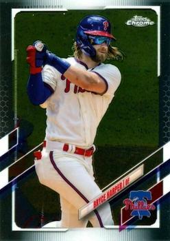 #134 Bryce Harper - Philadelphia Phillies - 2021 Topps Chrome Baseball