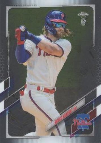 #134 Bryce Harper - Philadelphia Phillies - 2021 Topps Chrome Ben Baller Edition Baseball