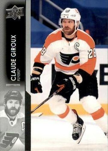 #134 Claude Giroux - Philadelphia Flyers - 2021-22 Upper Deck Hockey