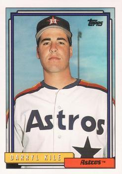 #134 Darryl Kile - Houston Astros - 1992 Topps Baseball