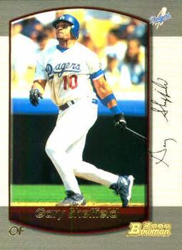 #134 Gary Sheffield - Los Angeles Dodgers - 2000 Bowman Baseball