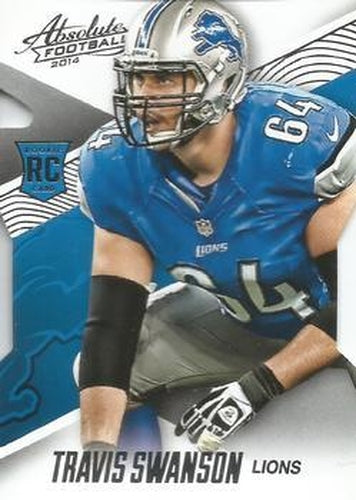 #134 Travis Swanson - Detroit Lions - 2014 Panini Absolute - Retail Football