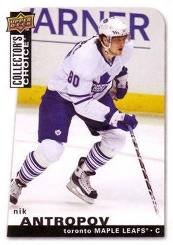 #134 Nik Antropov - Toronto Maple Leafs - 2008-09 Collector's Choice Hockey