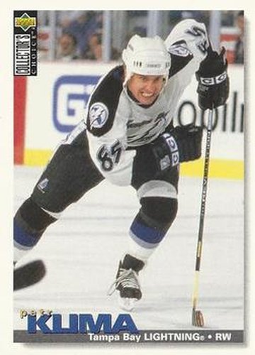 #134 Petr Klima - Tampa Bay Lightning - 1995-96 Collector's Choice Hockey