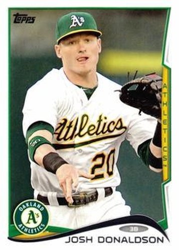 #134b Josh Donaldson - Oakland Athletics - 2014 Topps Baseball