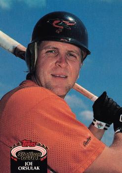 #135 Joe Orsulak - Baltimore Orioles - 1992 Stadium Club Baseball