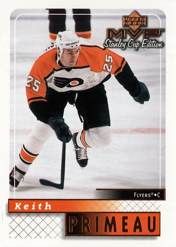 #135 Keith Primeau - Philadelphia Flyers - 1999-00 Upper Deck MVP Stanley Cup Edition Hockey