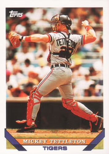 #135 Mickey Tettleton - Detroit Tigers - 1993 Topps Baseball