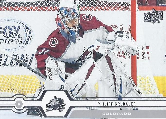 #135 Philipp Grubauer - Colorado Avalanche - 2019-20 Upper Deck Hockey