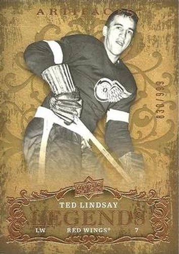 #135 Ted Lindsay - Detroit Red Wings - 2008-09 Upper Deck Artifacts Hockey