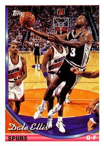 #135 Dale Ellis - San Antonio Spurs - 1993-94 Topps Basketball
