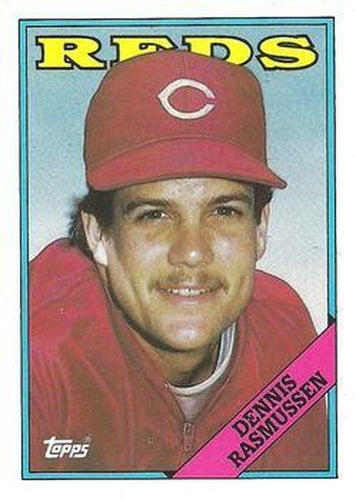 #135 Dennis Rasmussen - Cincinnati Reds - 1988 Topps Baseball