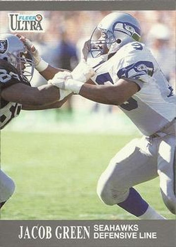 #135 Jacob Green - Seattle Seahawks - 1991 Ultra Football