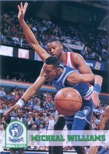 #135 Micheal Williams - Minnesota Timberwolves - 1993-94 Hoops Basketball