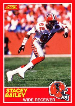 #135 Stacey Bailey - Atlanta Falcons - 1989 Score Football