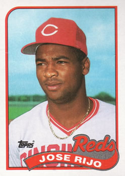 #135 Jose Rijo - Cincinnati Reds - 1989 Topps Baseball