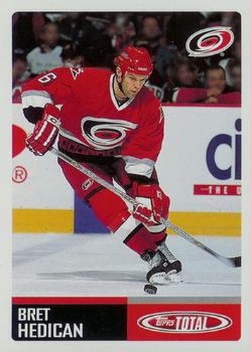 #136 Bret Hedican - Carolina Hurricanes - 2002-03 Topps Total Hockey