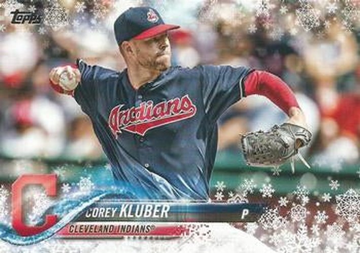 #HMW136 Corey Kluber - Cleveland Indians - 2018 Topps Holiday Baseball