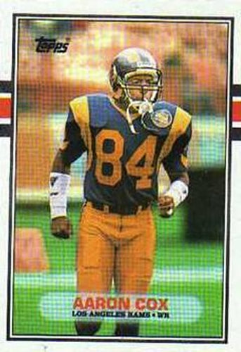 #136 Aaron Cox - Los Angeles Rams - 1989 Topps Football