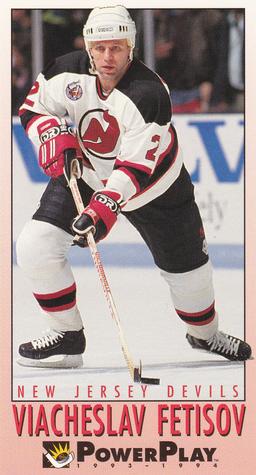 #136 Viacheslav Fetisov - New Jersey Devils - 1993-94 Fleer PowerPlay Hockey