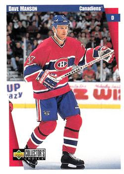 #136 Dave Manson - Montreal Canadiens - 1997-98 Collector's Choice Hockey