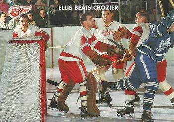 #136 Ellis Beats Crozier - Detroit Red Wings - 1995-96 Parkhurst 1966-67 Hockey
