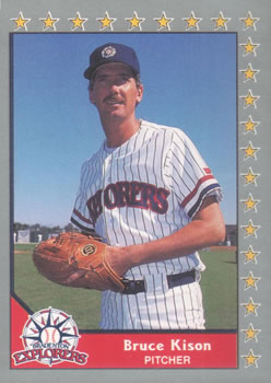 #136 Bruce Kison - Bradenton Explorers - 1990 Pacific Senior League Baseball