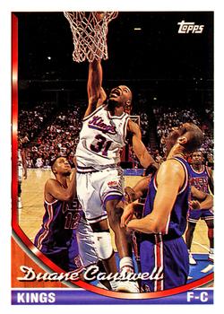 #136 Duane Causwell - Sacramento Kings - 1993-94 Topps Basketball