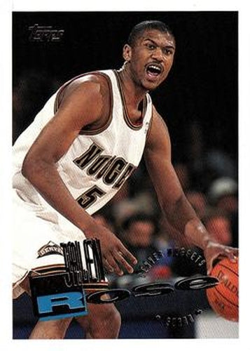 #136 Jalen Rose - Denver Nuggets - 1995-96 Topps Basketball