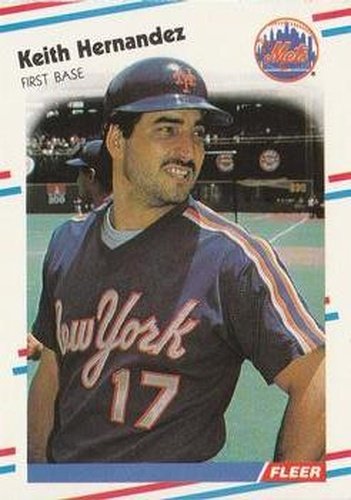 #136 Keith Hernandez - New York Mets - 1988 Fleer Baseball
