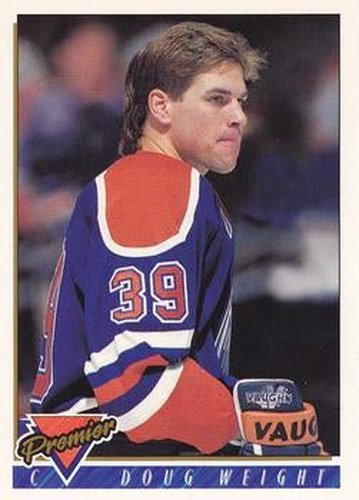 #136 Doug Weight - Edmonton Oilers - 1993-94 Topps Premier Hockey