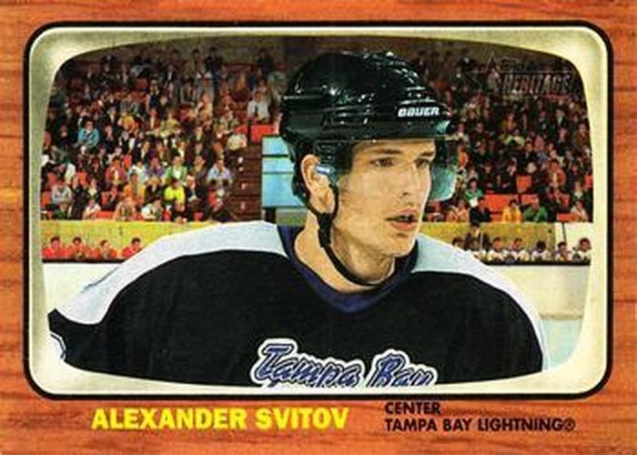 #136 Alexander Svitov - Tampa Bay Lightning - 2002-03 Topps Heritage Hockey