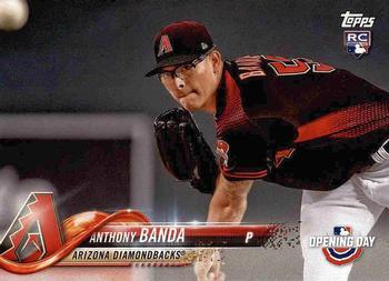 #136 Anthony Banda - Arizona Diamondbacks - 2018 Topps Opening Day Baseball