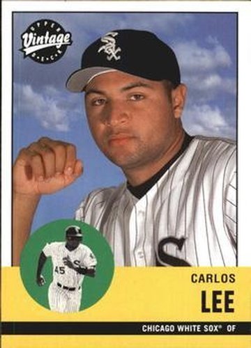 #136 Carlos Lee - Chicago White Sox - 2001 Upper Deck Vintage Baseball