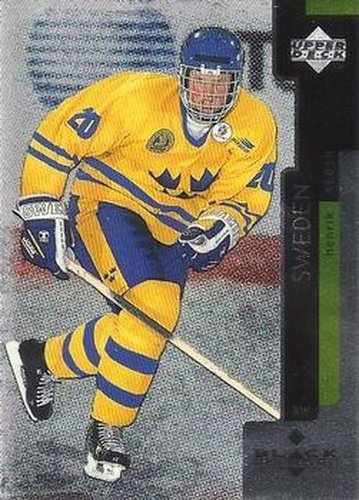 #136 Henrik Sedin - Sweden - 1997-98 Upper Deck Black Diamond Hockey