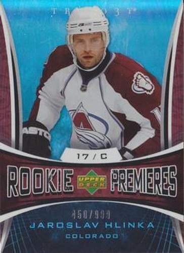 #136 Jaroslav Hlinka - Colorado Avalanche - 2007-08 Upper Deck Trilogy Hockey