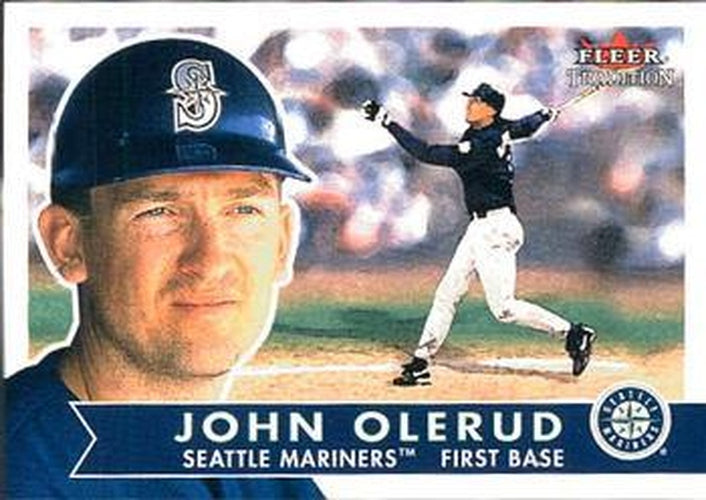 #136 John Olerud - Seattle Mariners - 2001 Fleer Tradition Baseball