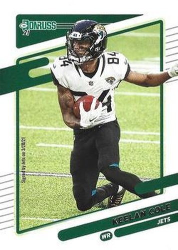 #136 Keelan Cole - New York Jets - 2021 Donruss Football