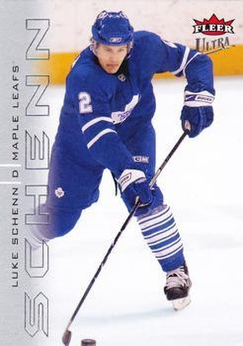 #136 Luke Schenn - Toronto Maple Leafs - 2009-10 Ultra Hockey