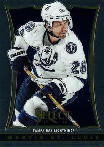 #136 Martin St. Louis - Tampa Bay Lightning - 2013-14 Panini Select Hockey